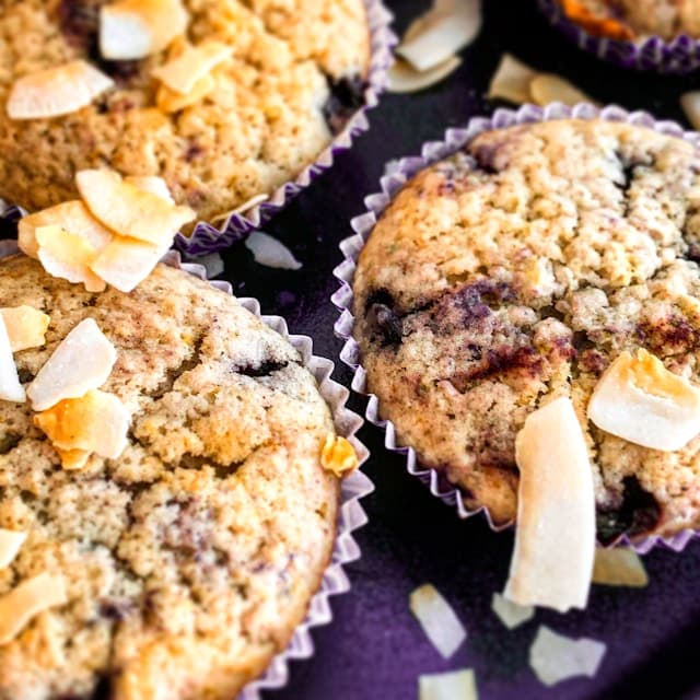 Blueberry Oatmeal Muffins