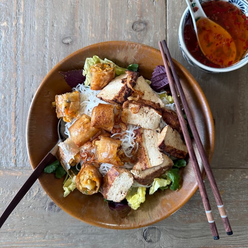 Vietnamese Bun Rice Noodle Salad Basics