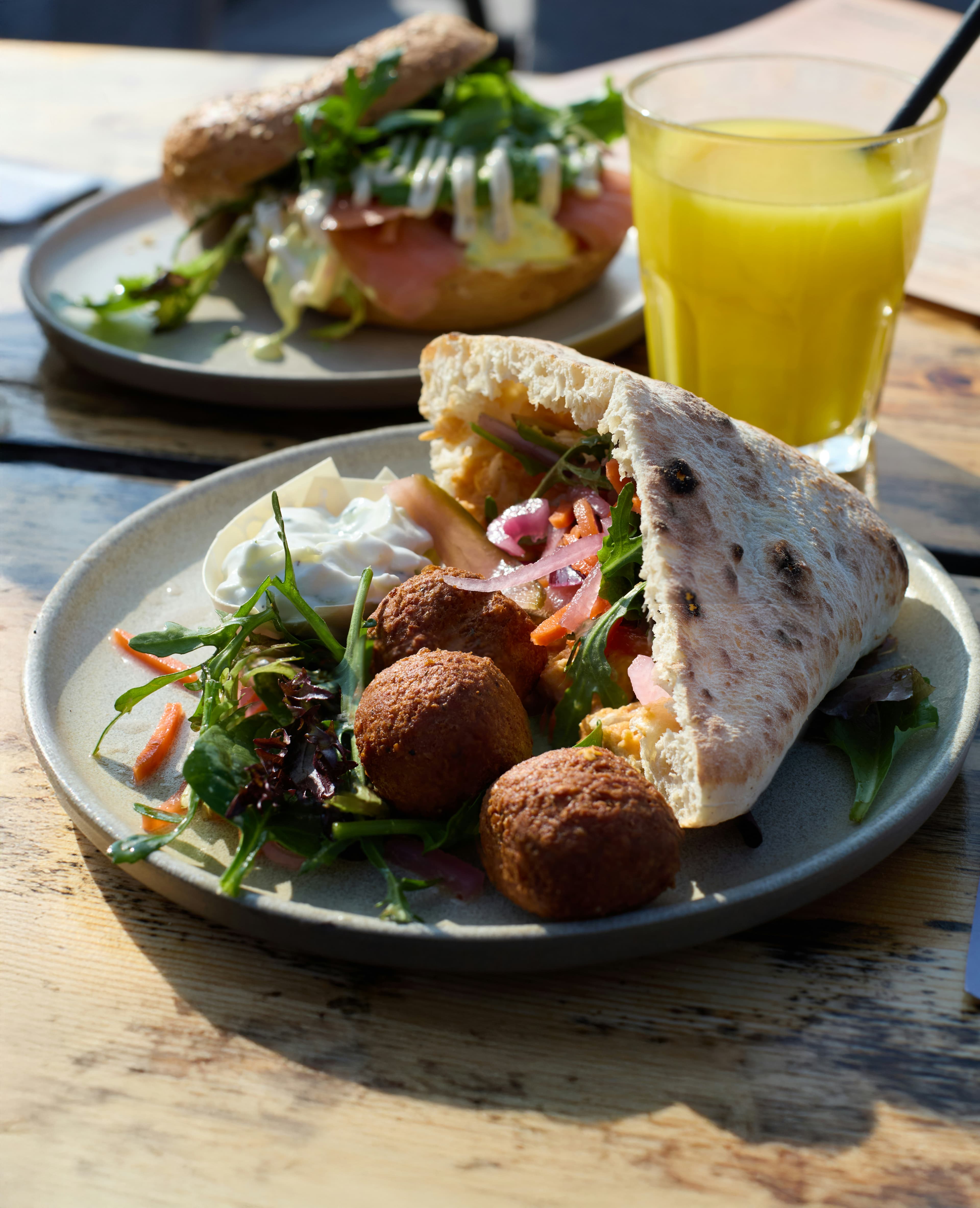 Crispy Falafel Wraps