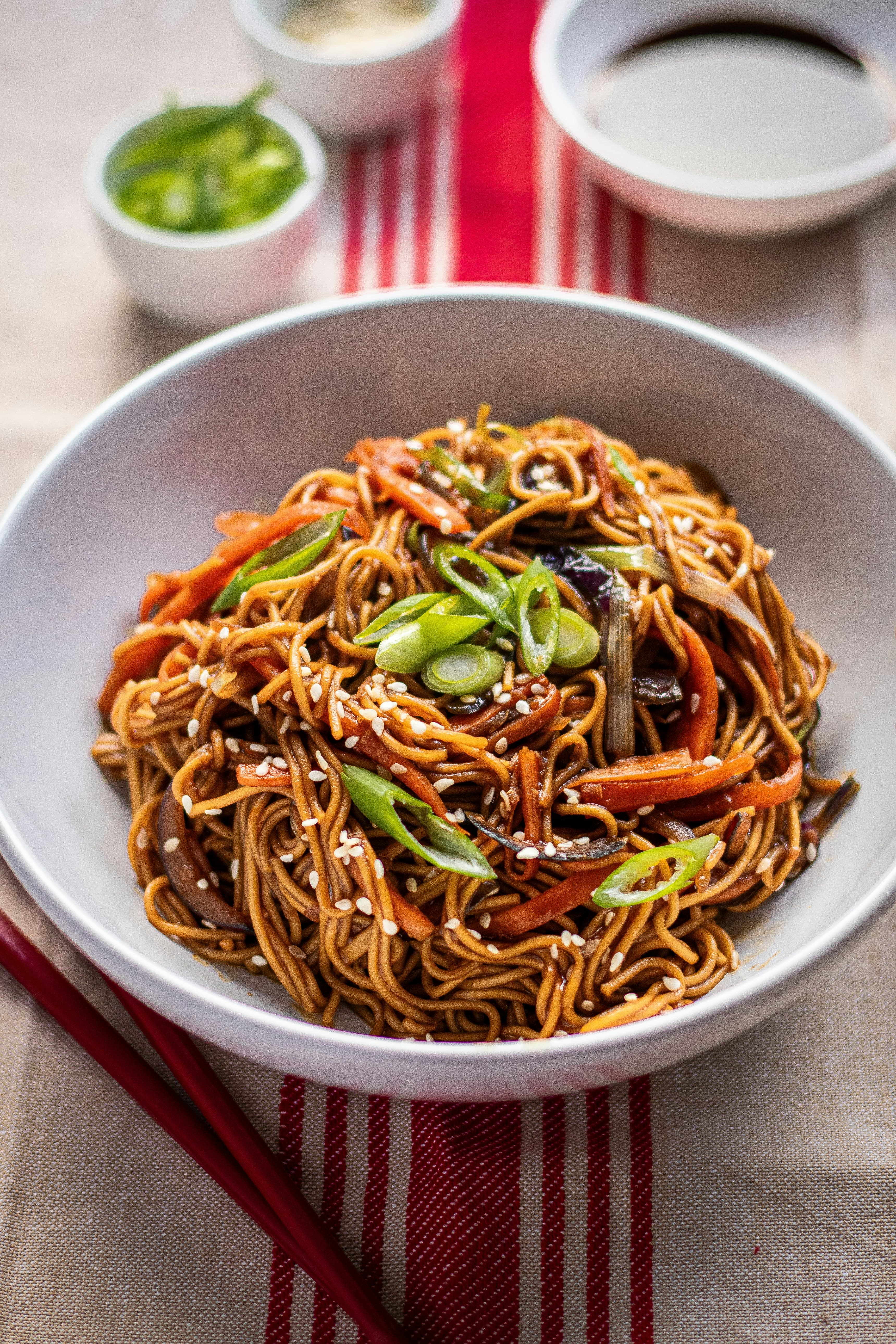 Ginger Garlic Noodle Stir-Fry