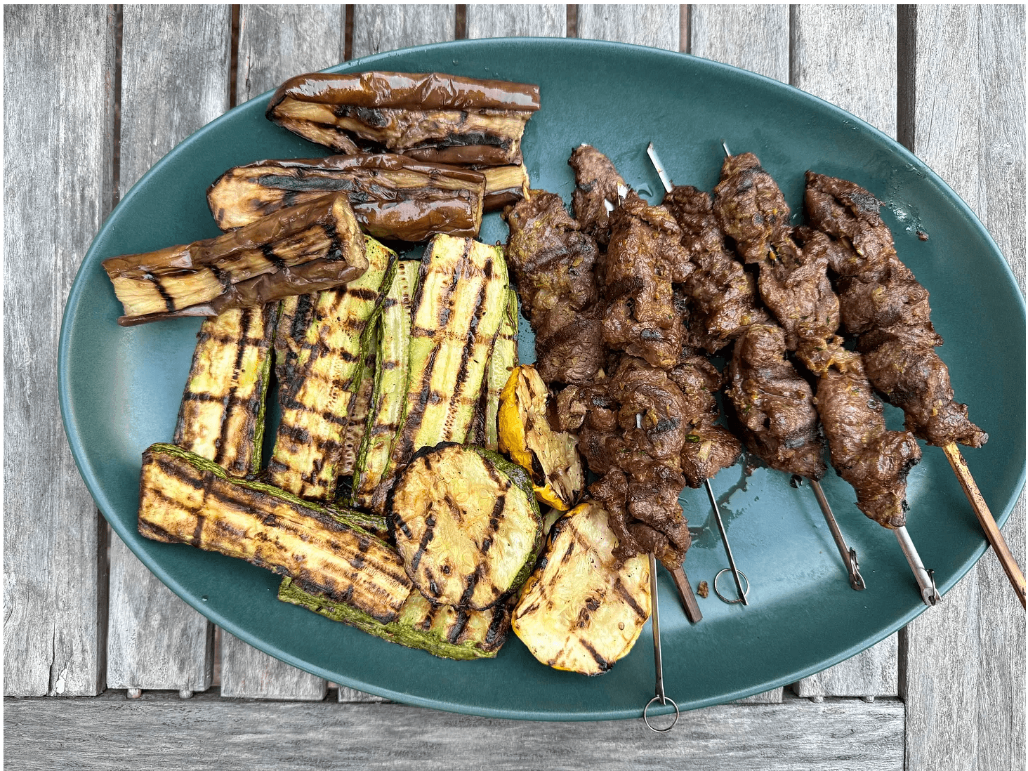 Grilled Lemongrass Beef Skewers