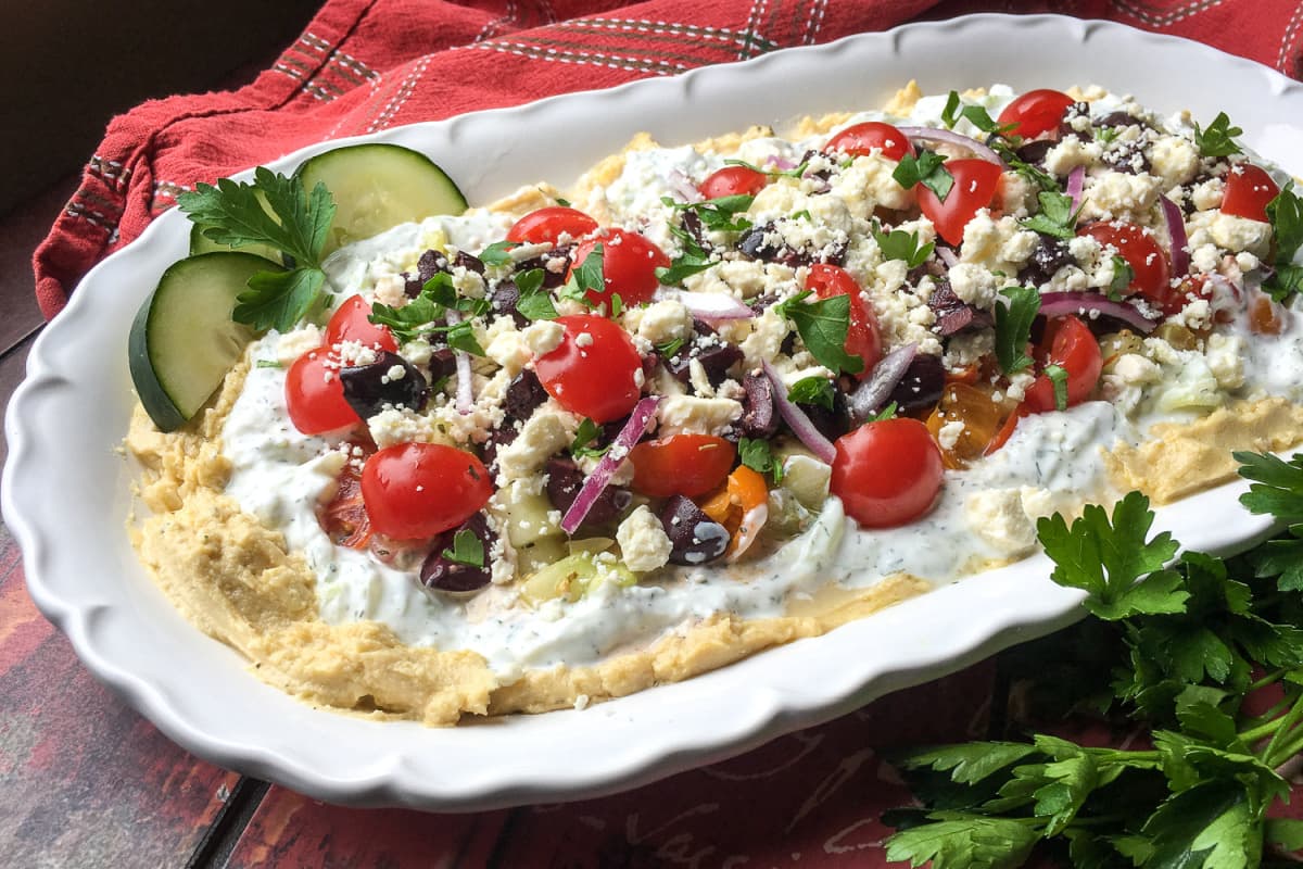 Mouthwatering Mediterranean Layer Dip
