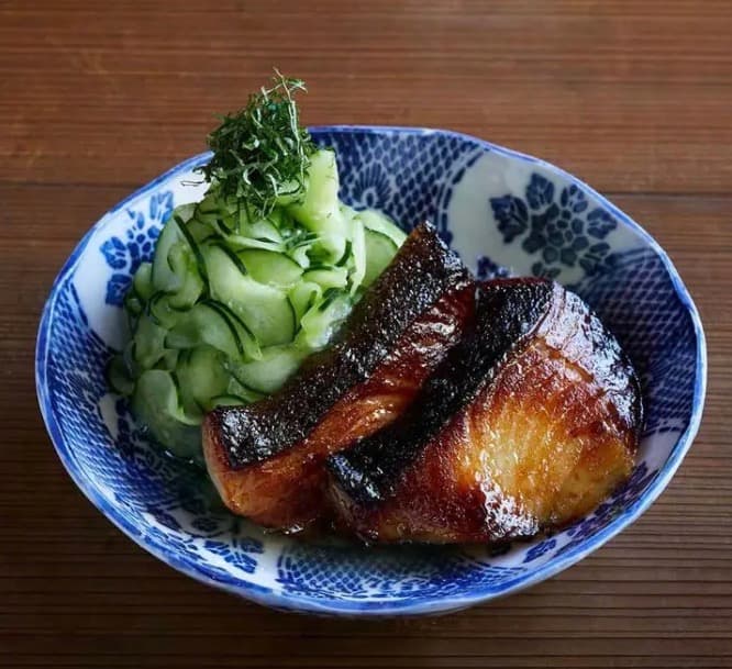 Miso-Cured Black Cod Sunomono