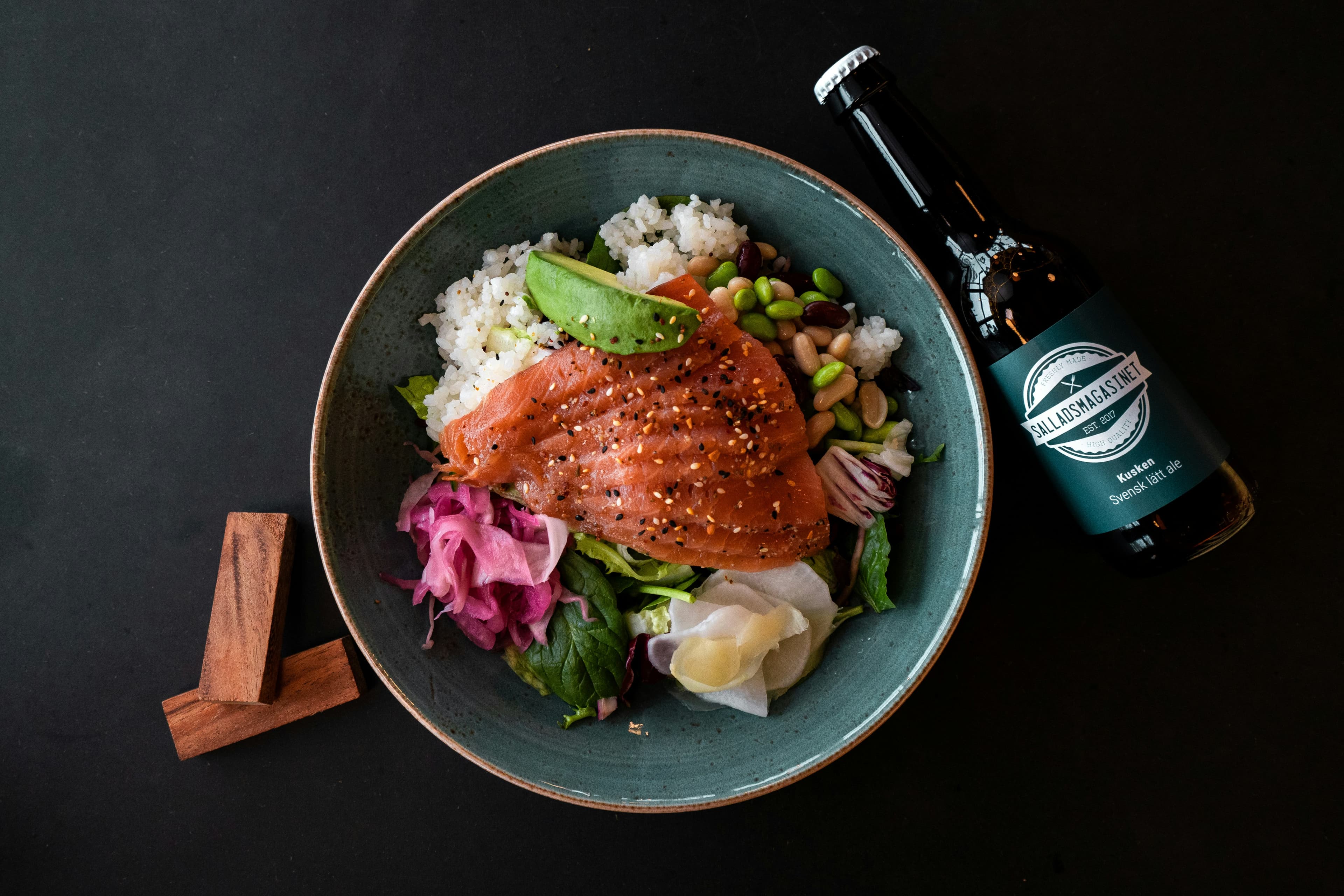 Miso Salmon Rice Bowl