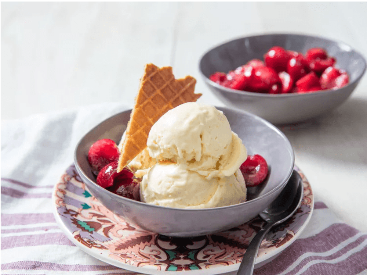 No Churn Mascarpone Ice Cream