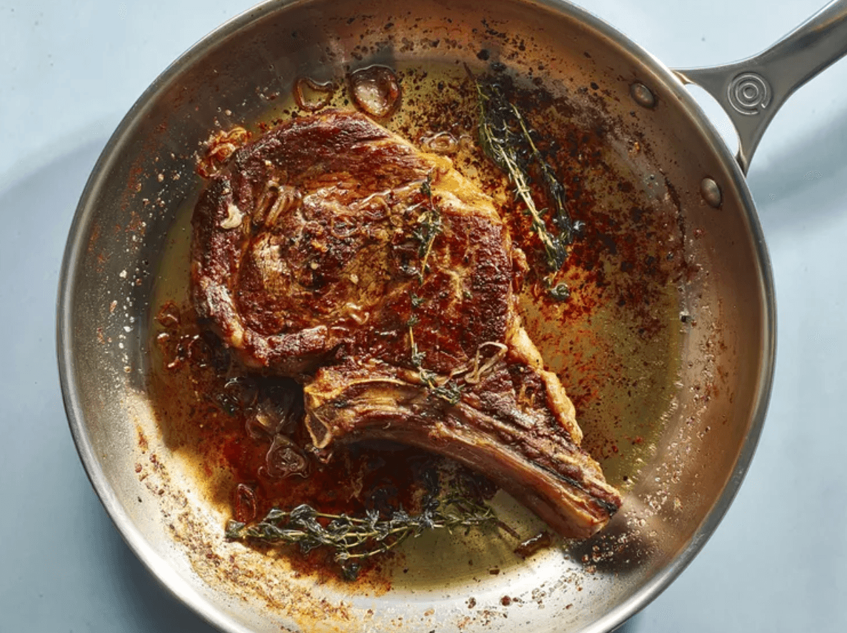 Pan-Seared Ribeye Steak