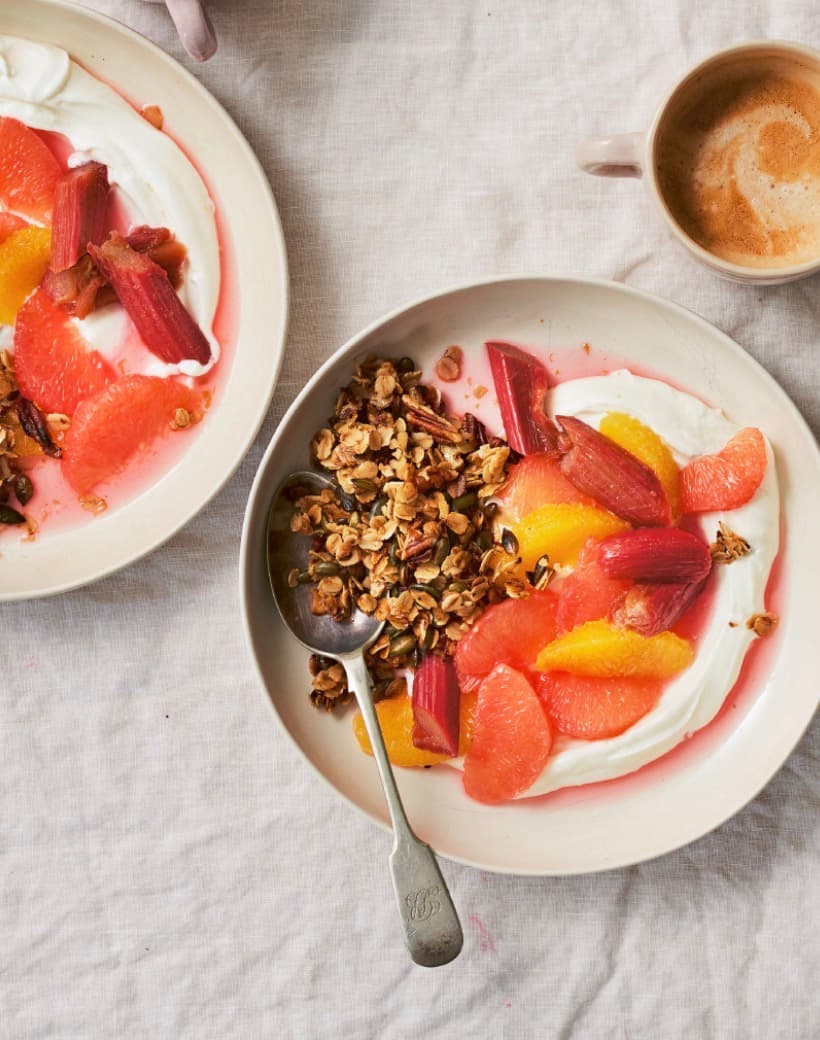 Rhubarb & Citrus Salad