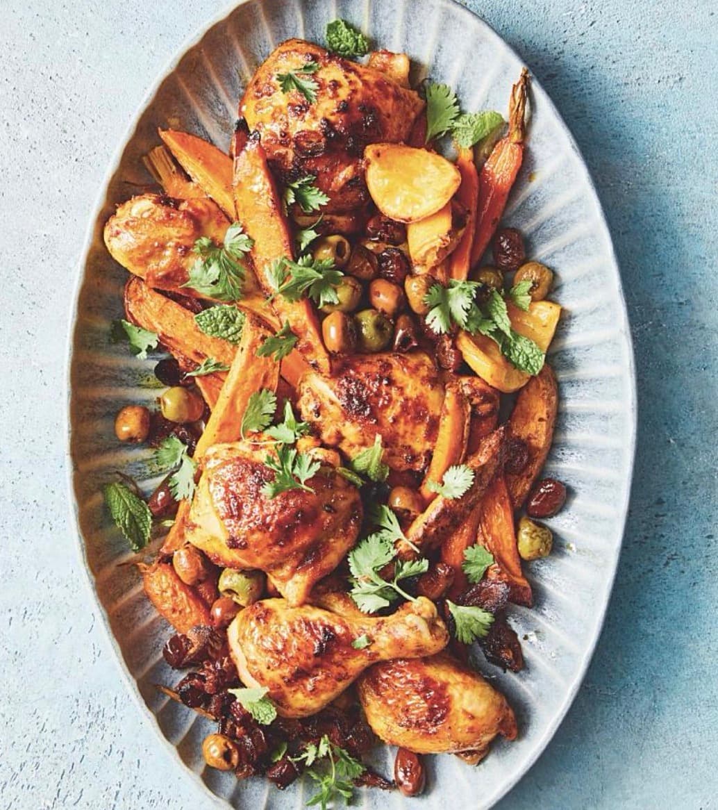 Braised Chicken with Fresh Figs