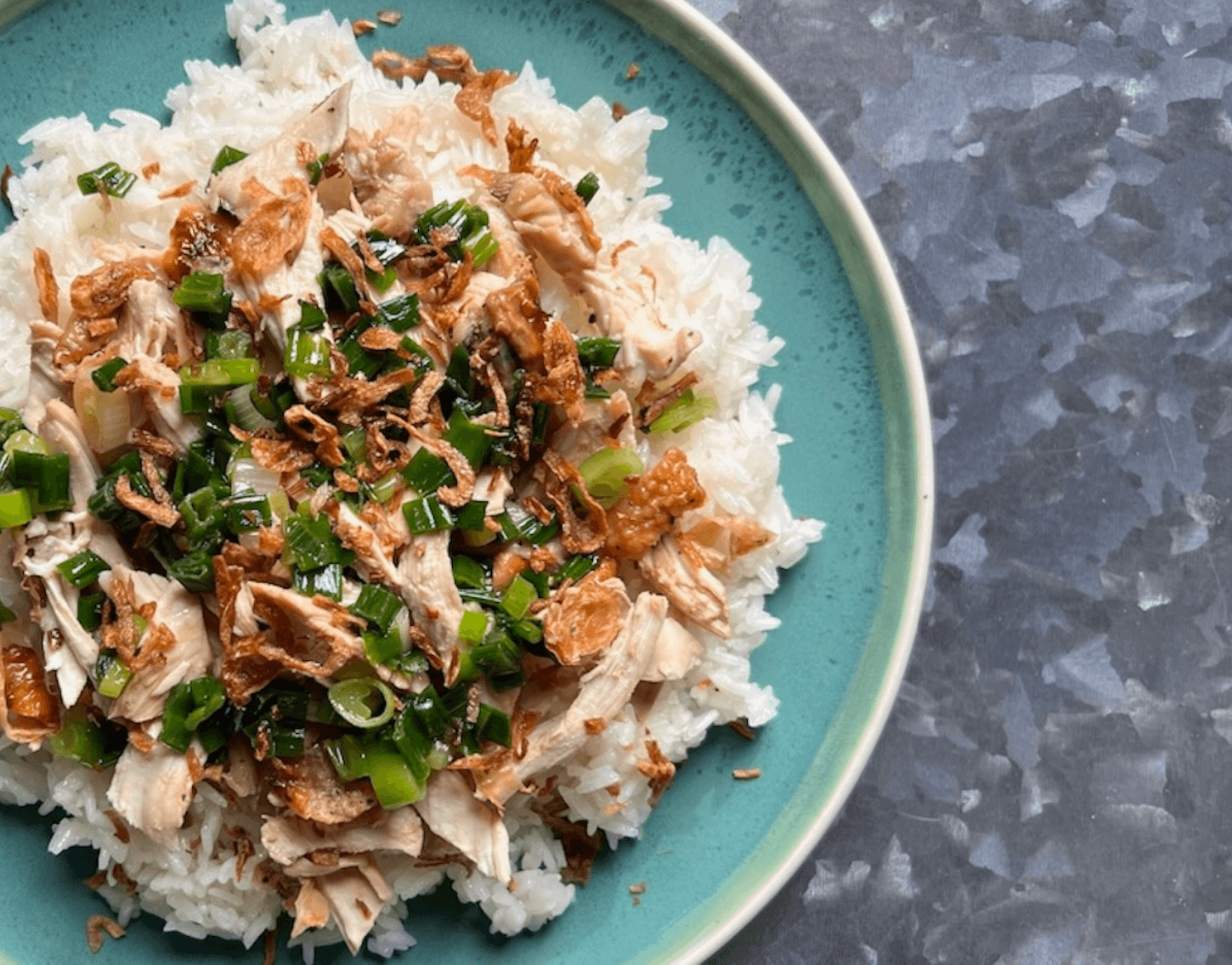 Sticky Rice with Roast Chicken (Xoi Ga Ro Ti)