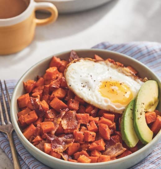 Sweet Potato and Bacon Hash