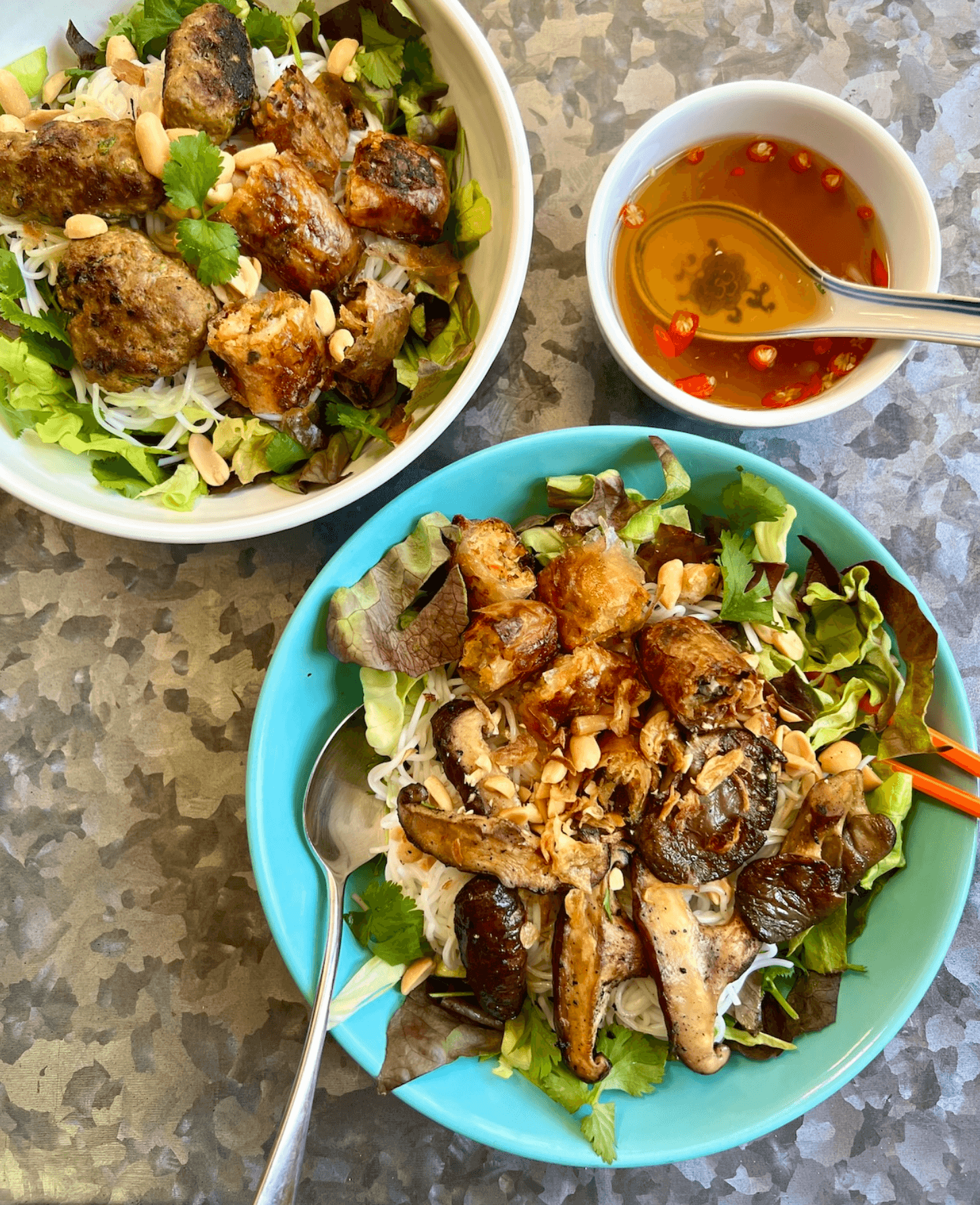 Vietnamese Bun Rice Noodle Salad