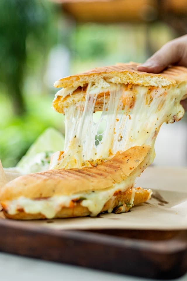 Pesto Grilled Cheese Sandwich