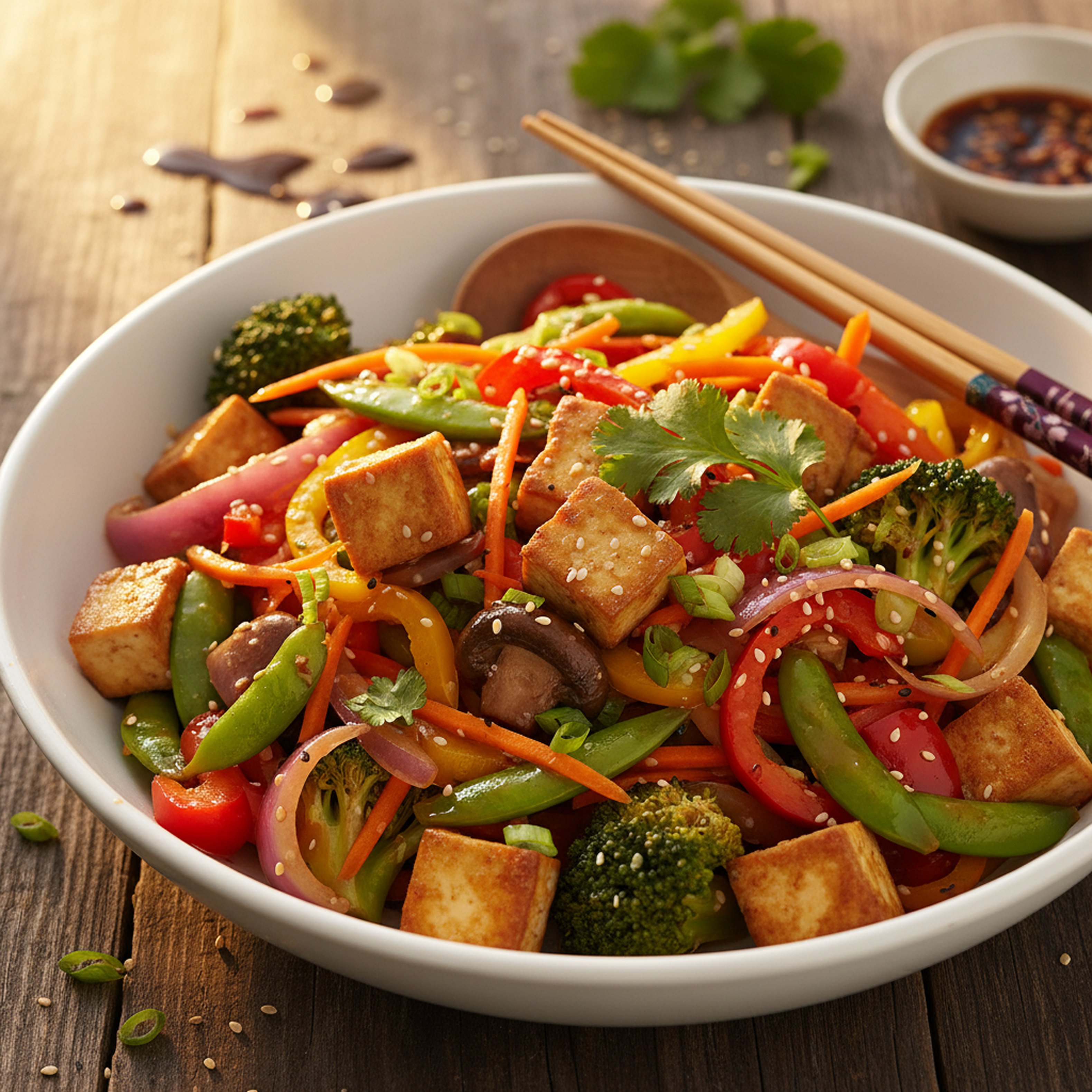 Vegetable Stir-Fry with Tofu